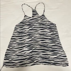 Zebra Patterned Top